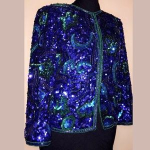 Laurence Kazar Sequin Jacket